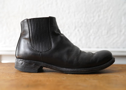 21SS Chelsea Boots ヌバックレザーサイドゴアブーツ / SUGINARI MORIMOTO(スギナリモリモト)