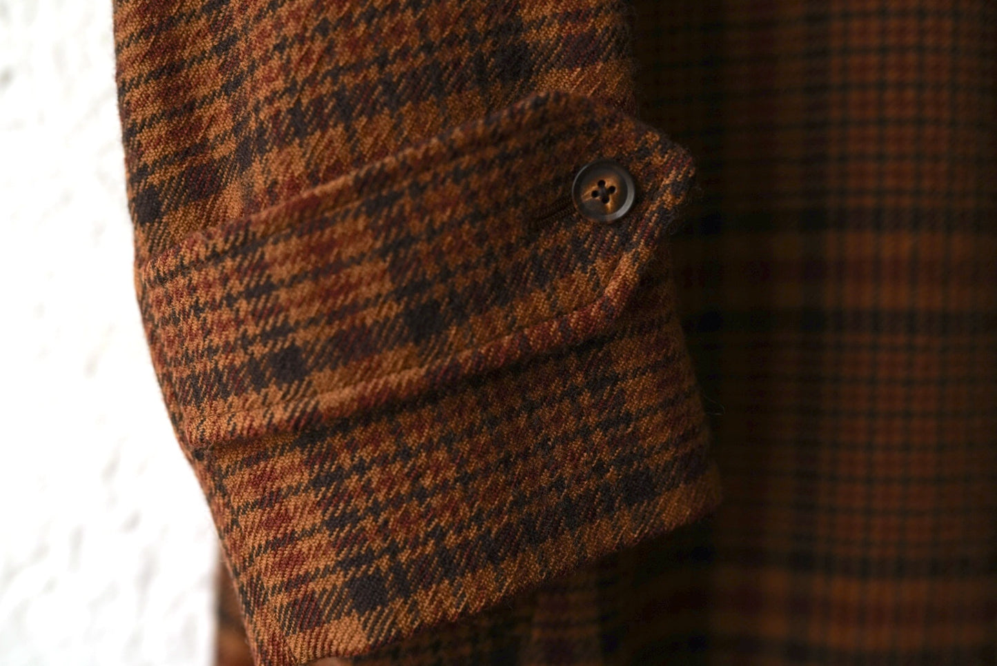 18AW ZERO COAT チェックバルカラーコート / CARUSO(カルーゾ)