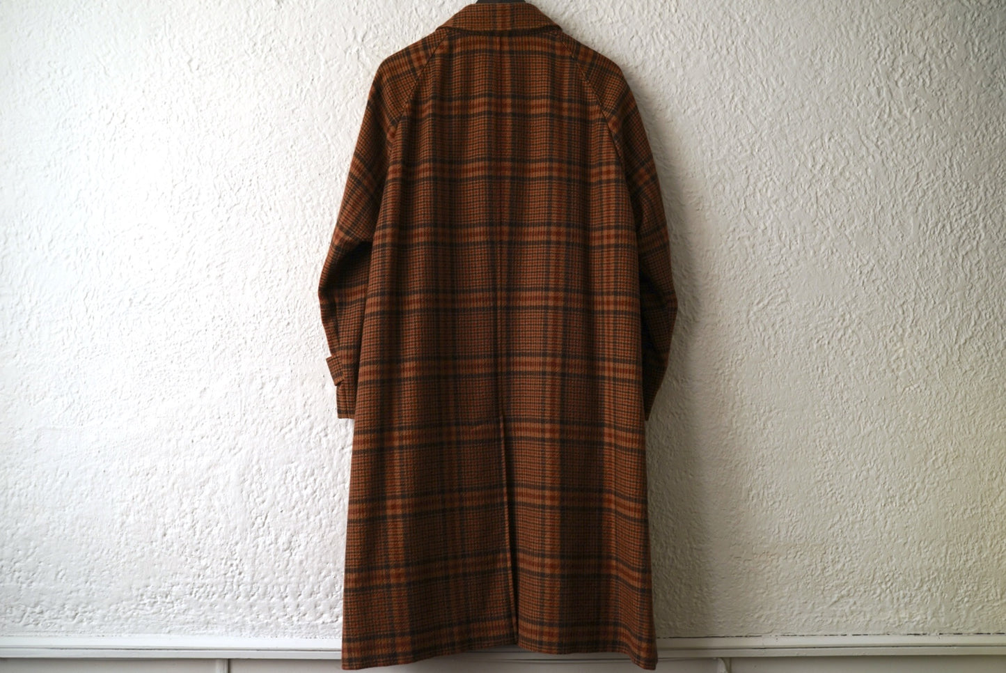 18AW ZERO COAT チェックバルカラーコート / CARUSO(カルーゾ)