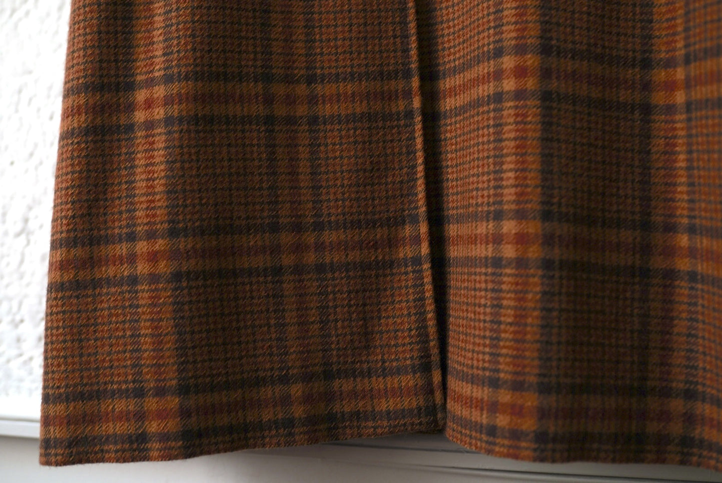 18AW ZERO COAT チェックバルカラーコート / CARUSO(カルーゾ)