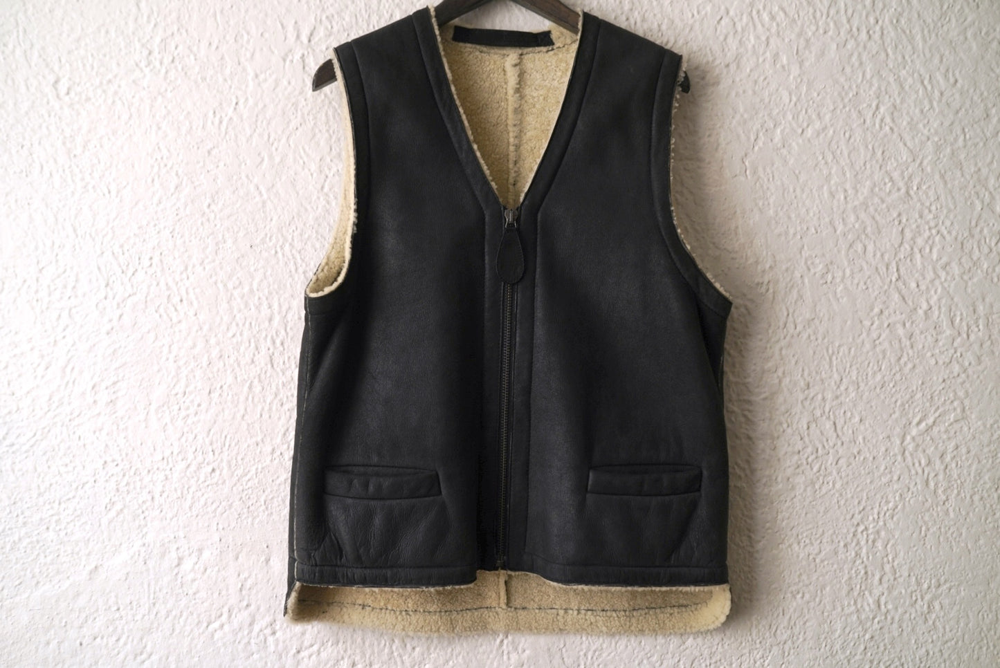 11AW ムートンレザーベスト ジレ / Maison Martin Margiela(メゾンマルタンマルジェラ)