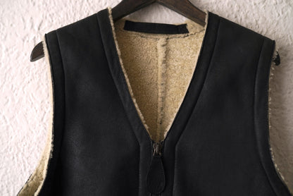 11AW ムートンレザーベスト ジレ / Maison Martin Margiela(メゾンマルタンマルジェラ)