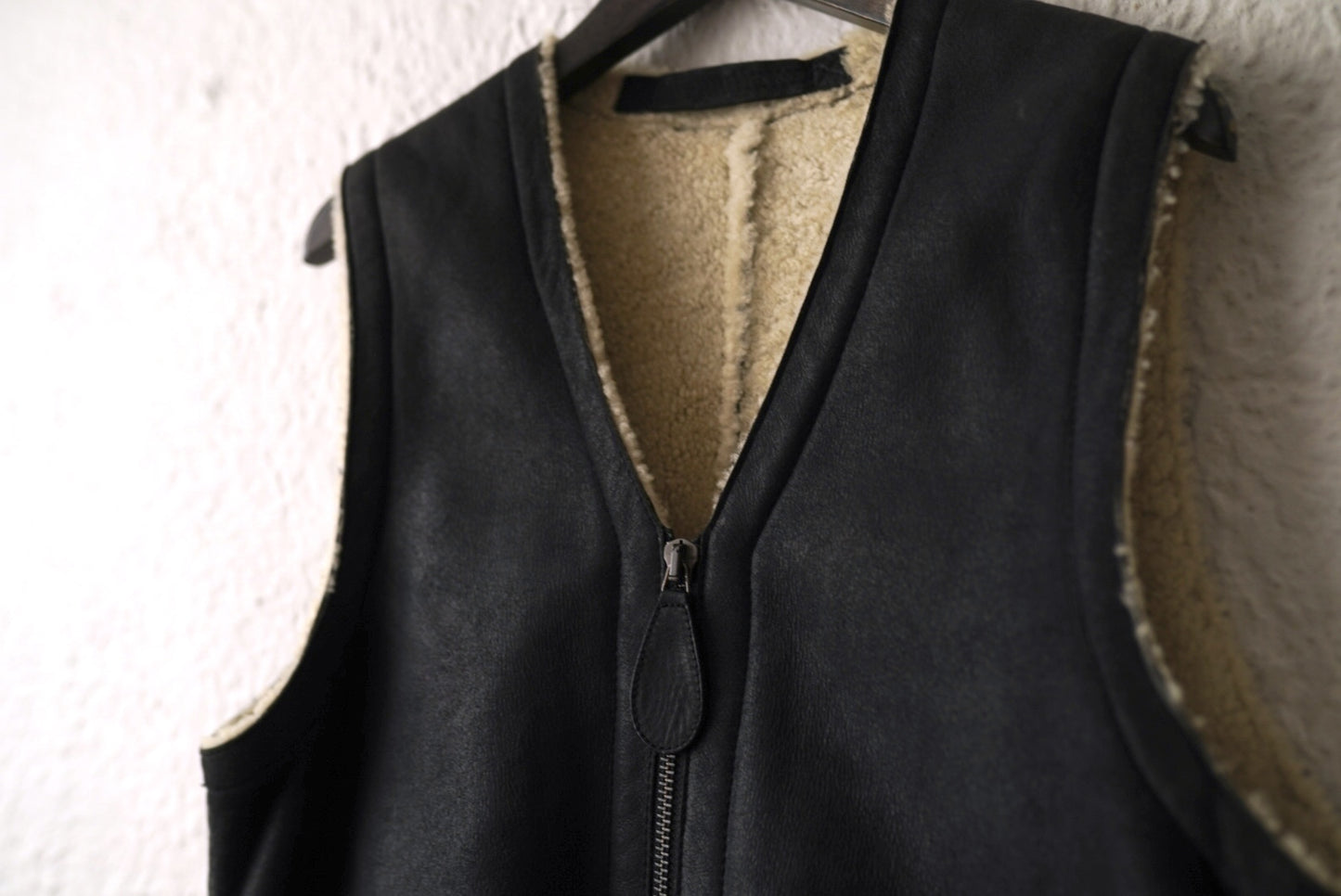 11AW ムートンレザーベスト ジレ / Maison Martin Margiela(メゾンマルタンマルジェラ)