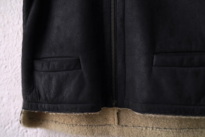 11AW ムートンレザーベスト ジレ / Maison Martin Margiela(メゾンマルタンマルジェラ)