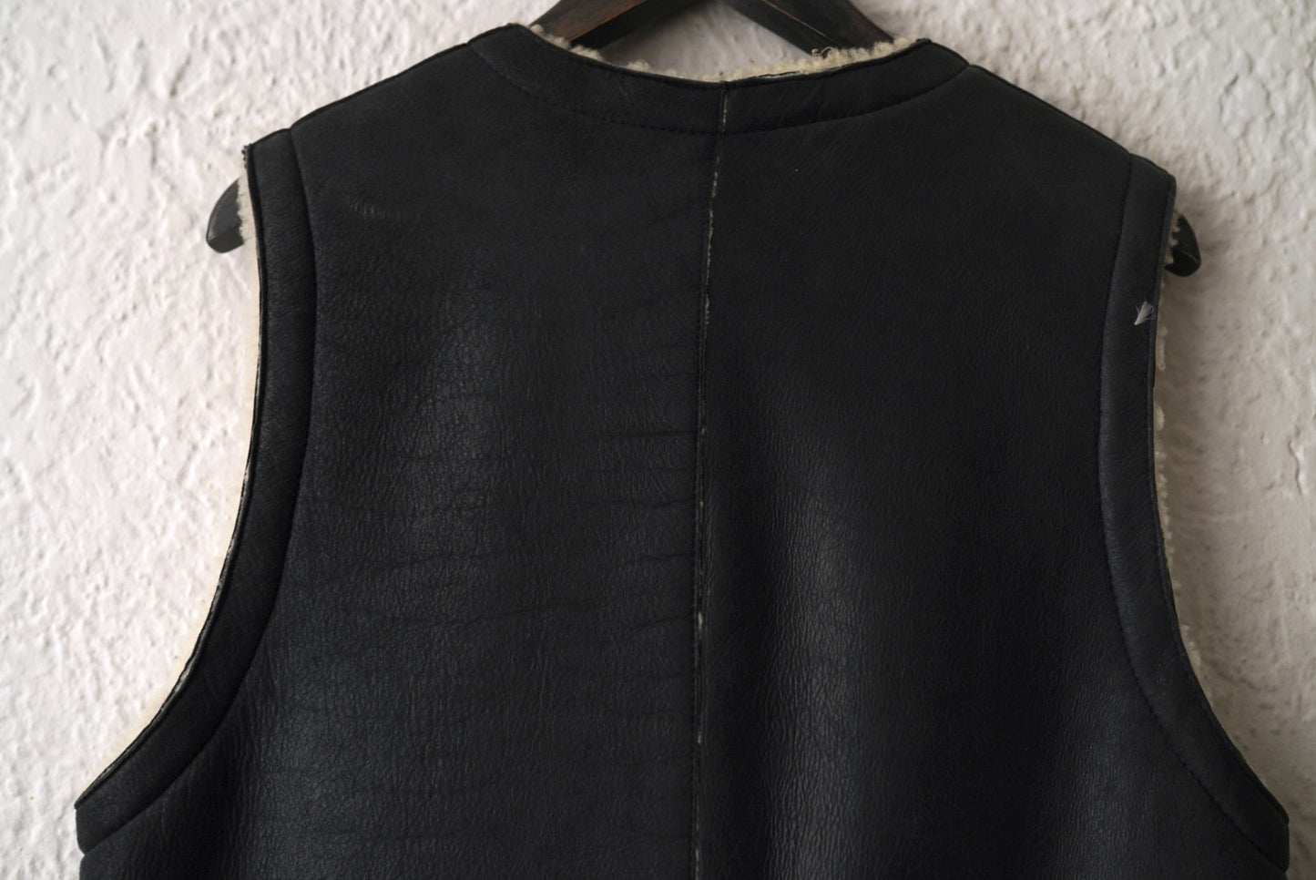 11AW ムートンレザーベスト ジレ / Maison Martin Margiela(メゾンマルタンマルジェラ)