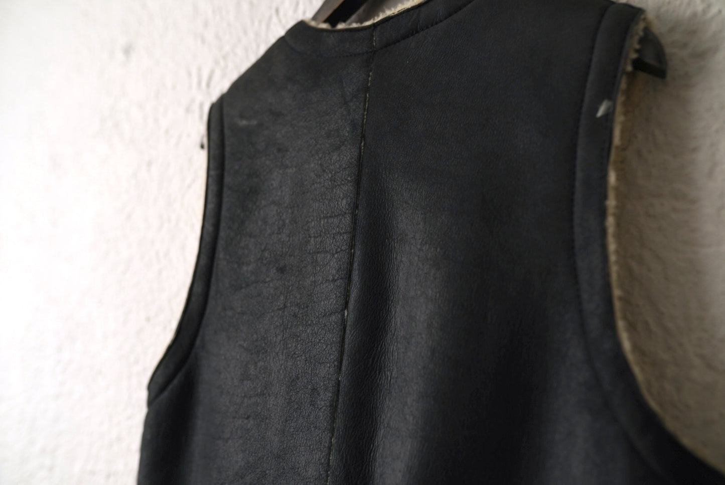 11AW ムートンレザーベスト ジレ / Maison Martin Margiela(メゾンマルタンマルジェラ)