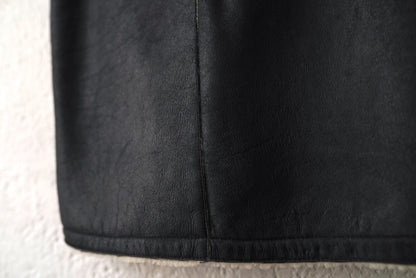 11AW ムートンレザーベスト ジレ / Maison Martin Margiela(メゾンマルタンマルジェラ)