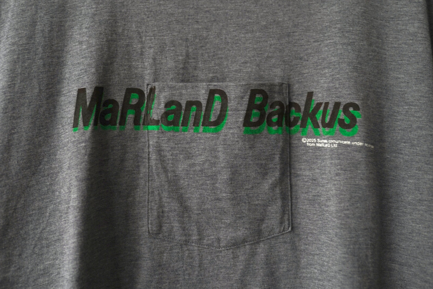 25SS 30TH MaRlanD Backus hand printed T-shirt プリント半袖Tシャツ / SUNSEA(サンシー)