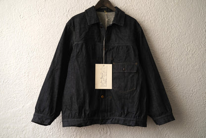 24SS Pleated Denim Jacket 40's デニムジャケット / the Crooked Tailor(ザ クルーキッドテーラー)