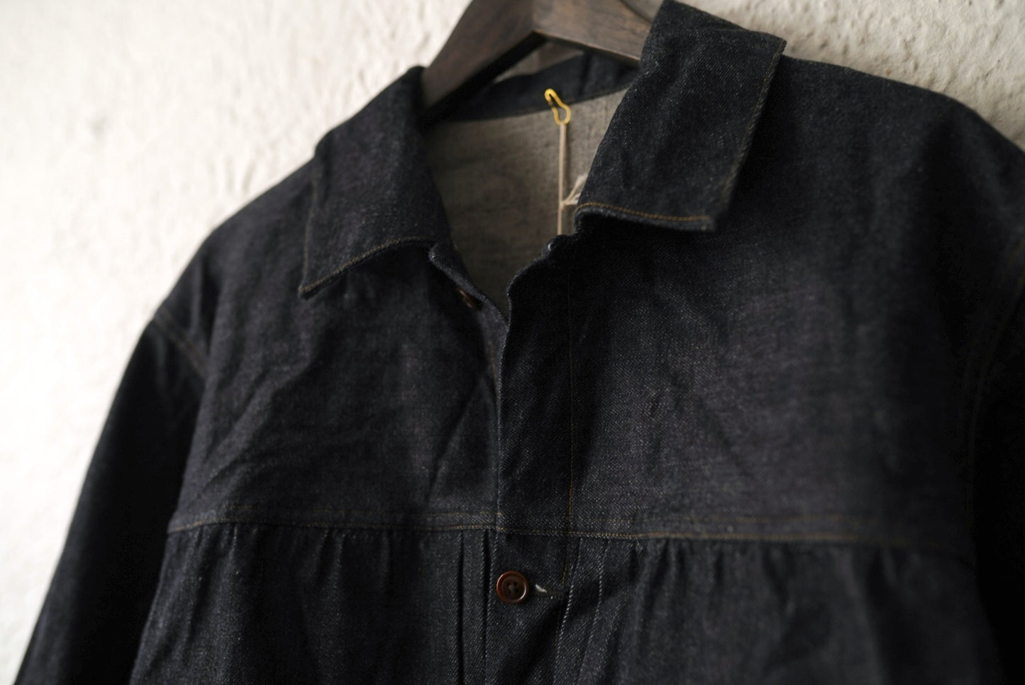 24SS Pleated Denim Jacket 40's デニムジャケット / the Crooked Tailor(ザ クルーキッドテーラー)