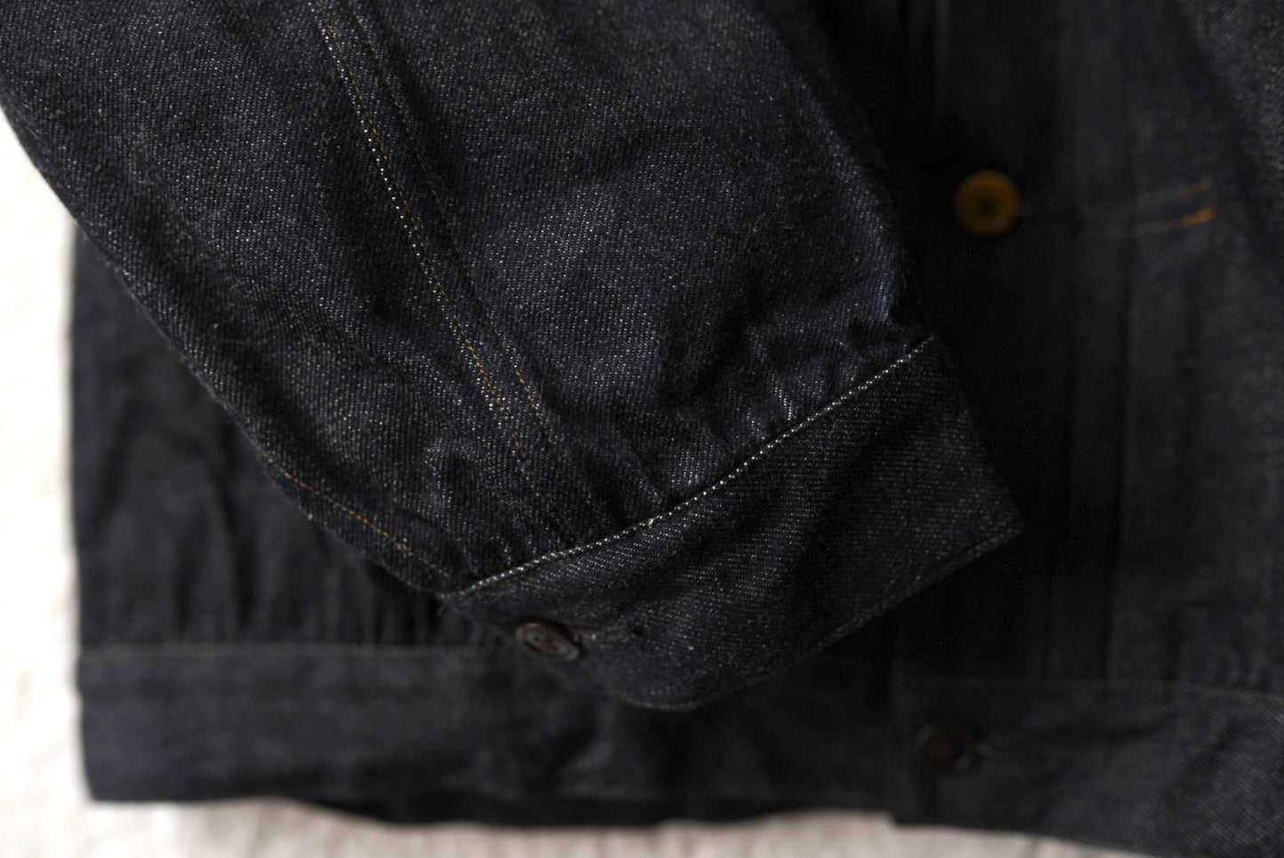 24SS Pleated Denim Jacket 40's デニムジャケット / the Crooked Tailor(ザ クルーキッドテーラー)