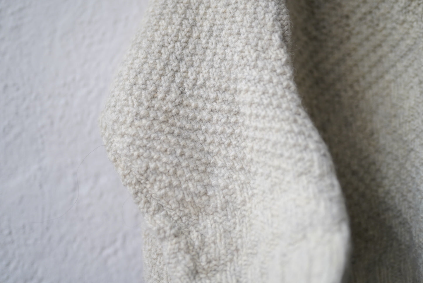 21AW “Virginia Jumper” 手編みアランニットセーター 2 / isabella stefanelli(イザベラステファネリ)