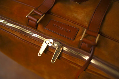 12SS スウェードレザーボストンバッグ / TRUSSARDI(トラサルディ)