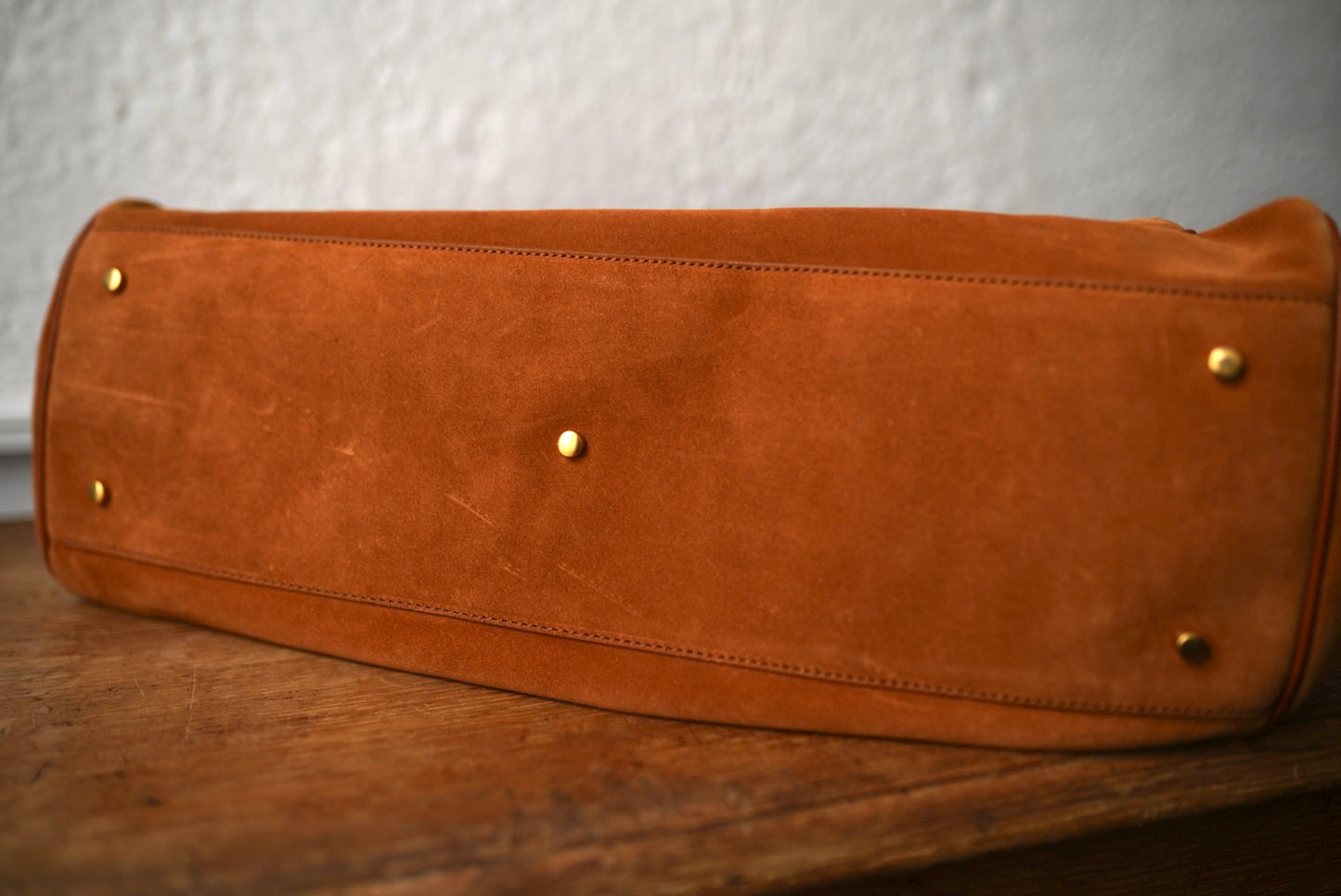 12SS スウェードレザーボストンバッグ / TRUSSARDI(トラサルディ)