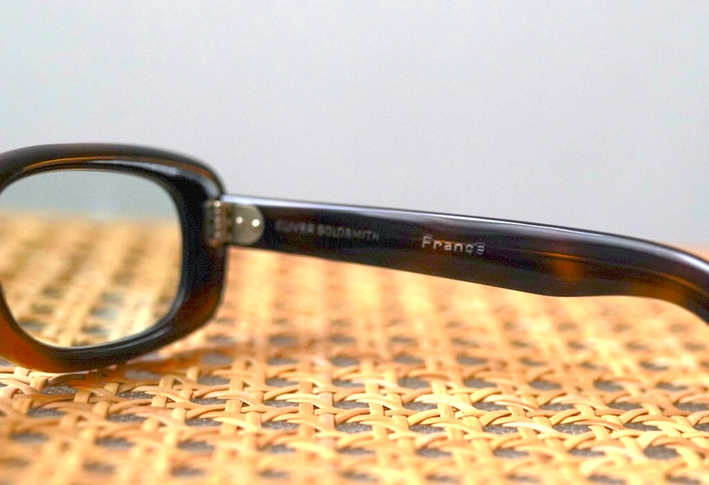1960's ZOOK テレビジョンカットセルフレームアイウェア 眼鏡 フランス製 / OLIVER GOLDSMITH(オリバーゴールドスミス)