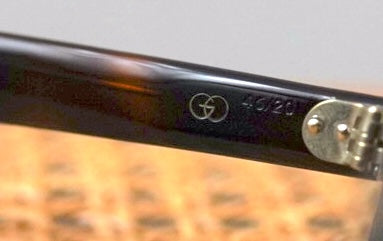 1960's ZOOK テレビジョンカットセルフレームアイウェア 眼鏡 フランス製 / OLIVER GOLDSMITH(オリバーゴールドスミス)