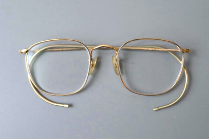 1960's 12KT GF Octagonal Eyewear ボストンフレームアイウェア 眼鏡 / ALGHA WORKS(アルガワークス)