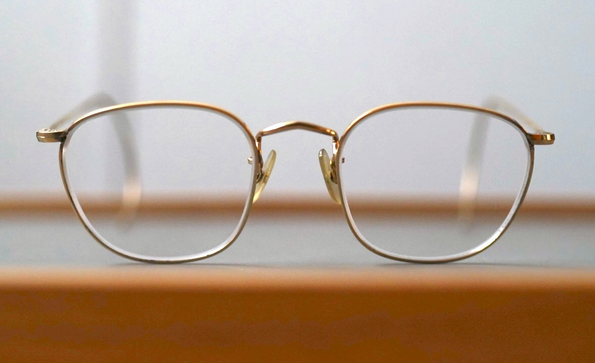 1960's 12KT GF Octagonal Eyewear ボストンフレームアイウェア 眼鏡 / ALGHA WORKS(アルガワークス)