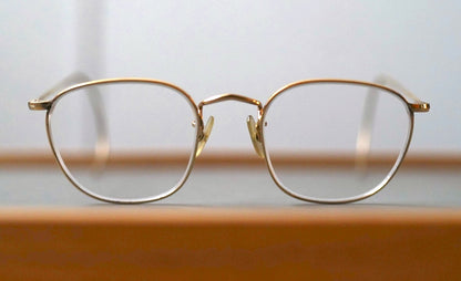 1960's 12KT GF Octagonal Eyewear ボストンフレームアイウェア 眼鏡 / ALGHA WORKS(アルガワークス)