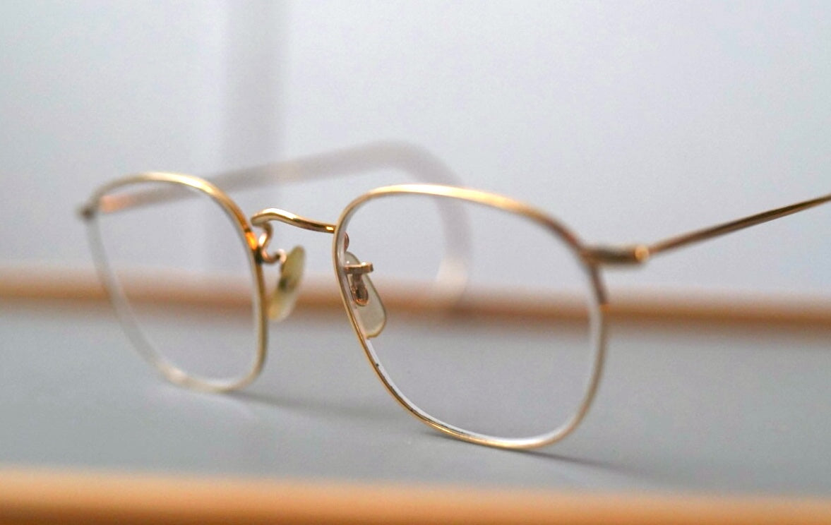 1960's 12KT GF Octagonal Eyewear ボストンフレームアイウェア 眼鏡 / ALGHA WORKS(アルガワークス)