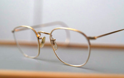 1960's 12KT GF Octagonal Eyewear ボストンフレームアイウェア 眼鏡 / ALGHA WORKS(アルガワークス)