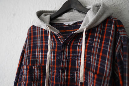 20AW hooded check shirt フランネルシャツパーカー 2 / UNUSED(アンユーズド)