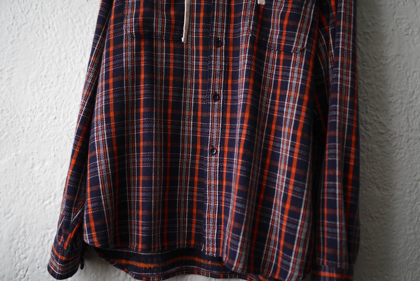 20AW hooded check shirt フランネルシャツパーカー 2 / UNUSED(アンユーズド)