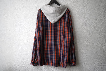 20AW hooded check shirt フランネルシャツパーカー 2 / UNUSED(アンユーズド)