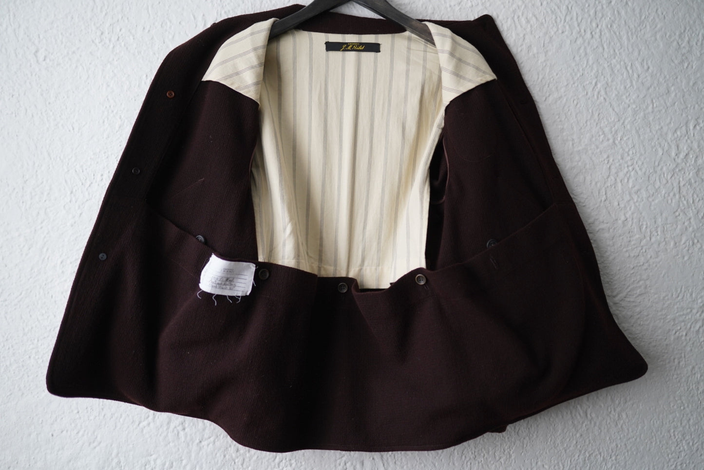 19AW ウールハンティングジャケット / ARCHIVIO J.M.Ribot(アルキヴィオ J.M.リボット)