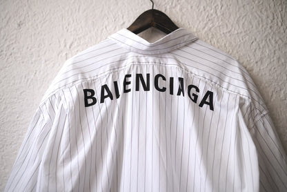 20SS SWING SHIRT ストライプスイングシャツ / BALENCIAGA(バレンシアガ)