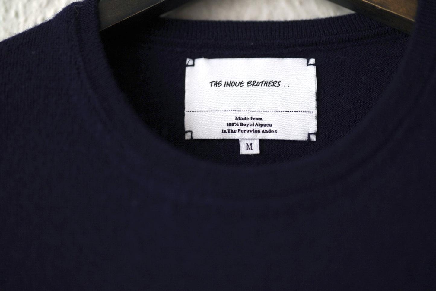 ロイヤルアルパカクルーネックニットセーター / THE INOUE BROTHERS(ザ イノウエブラザーズ)