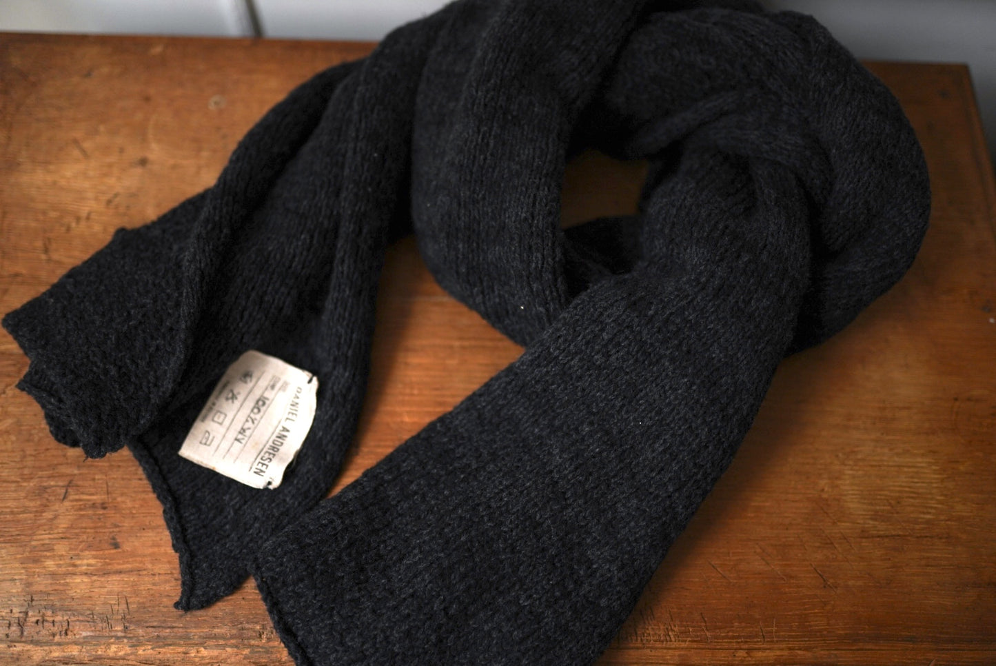 16AW 大判ニットストール / DANIEL ANDRESEN(ダニエルアンドレセン)