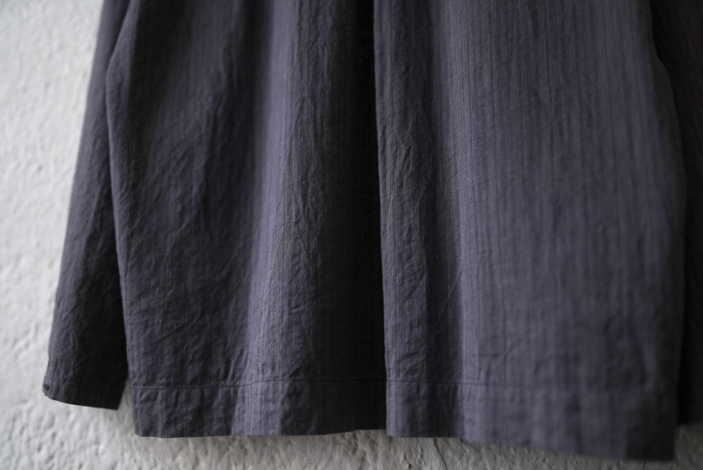 25SS Henley Neck Shirt ストライプヘンリーネックシャツ / Araki Yuu(アラキユウ)