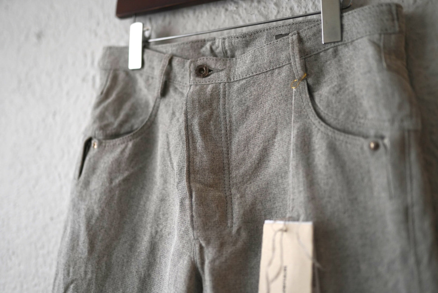 25SS DISPLACEMENT JEANS DNA Paperトラウザーズパンツ / taichi murakami(タイチムラカミ)