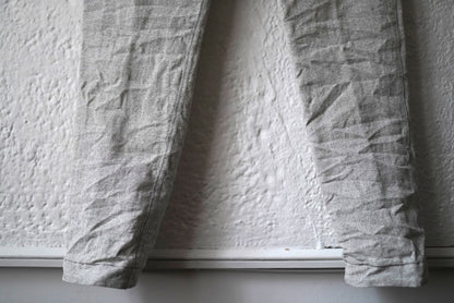 25SS DISPLACEMENT JEANS DNA Paperトラウザーズパンツ / taichi murakami(タイチムラカミ)