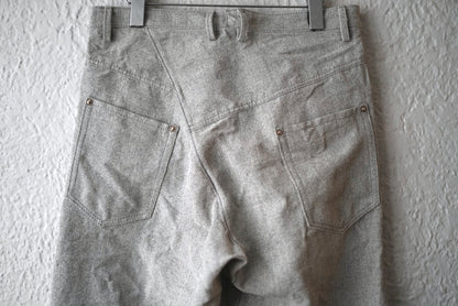 25SS DISPLACEMENT JEANS DNA Paperトラウザーズパンツ / taichi murakami(タイチムラカミ)