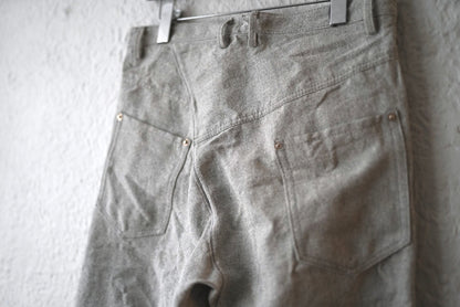 25SS DISPLACEMENT JEANS DNA Paperトラウザーズパンツ / taichi murakami(タイチムラカミ)