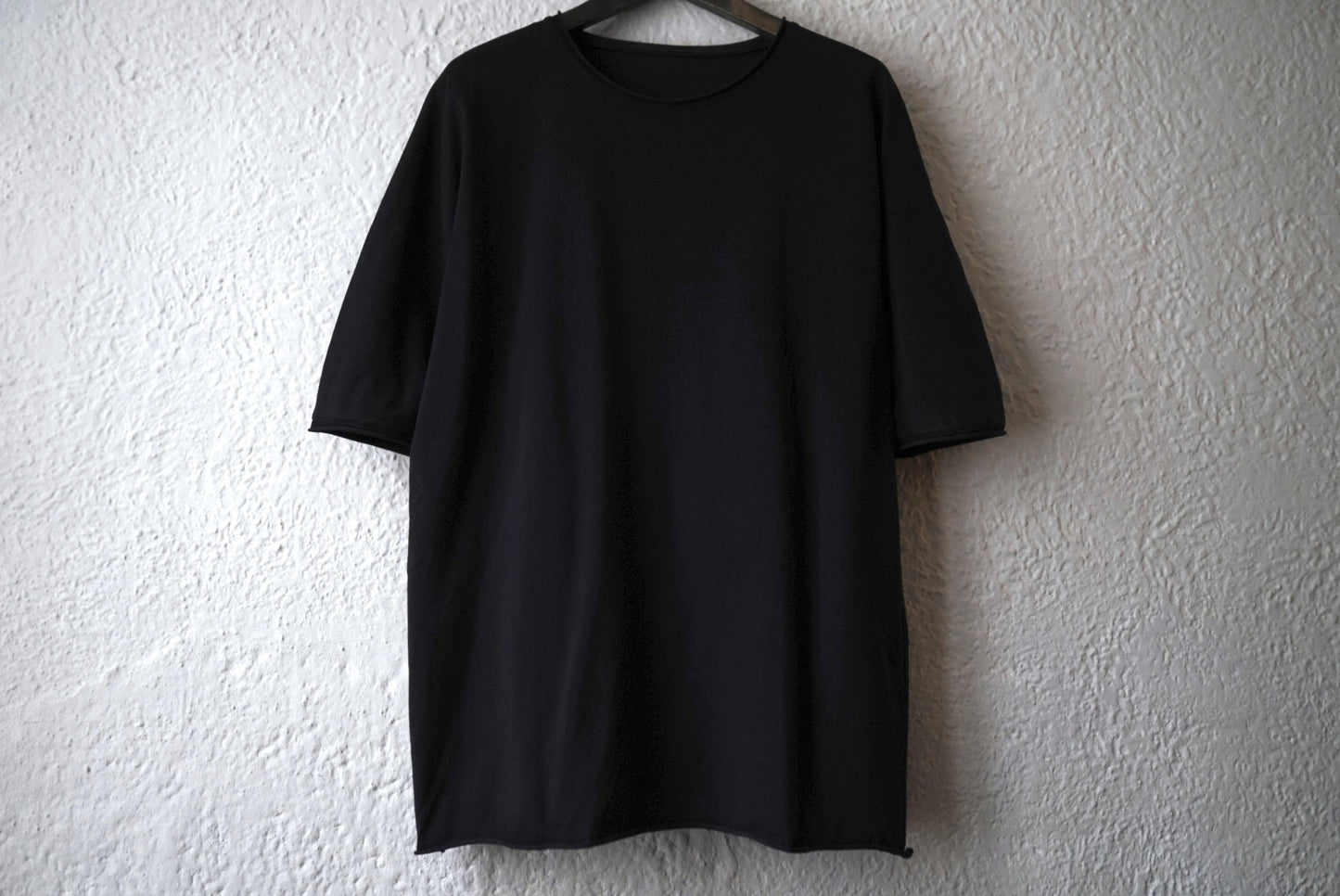 25SS コットンジャージードルマンカットソー ブラック / ware(ウェアー)