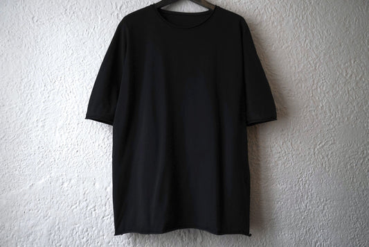 25SS コットンジャージードルマンカットソー ブラック / ware(ウェアー)