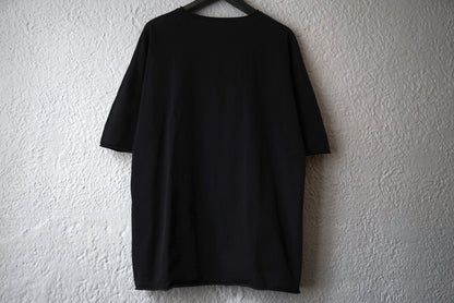 25SS コットンジャージードルマンカットソー ブラック / ware(ウェアー)