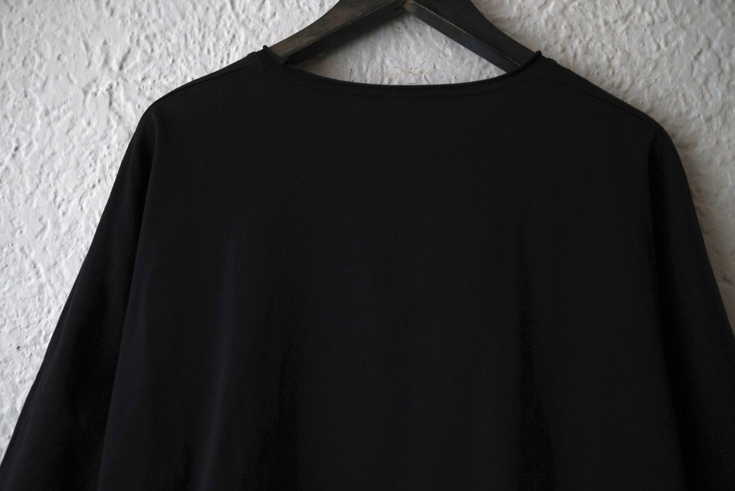 25SS コットンジャージードルマンカットソー ブラック / ware(ウェアー)