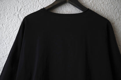 25SS コットンジャージードルマンカットソー ブラック / ware(ウェアー)