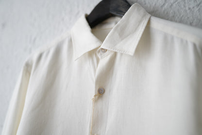 23SS プレーンリネンシャツ / Aquellos Ojos Verdes(アケヨス オホス ヴェルデス) BISHU