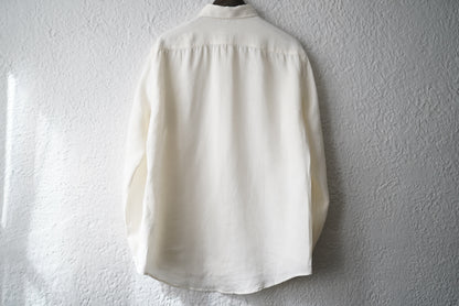 23SS プレーンリネンシャツ / Aquellos Ojos Verdes(アケヨス オホス ヴェルデス) BISHU