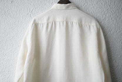 23SS プレーンリネンシャツ / Aquellos Ojos Verdes(アケヨス オホス ヴェルデス) BISHU