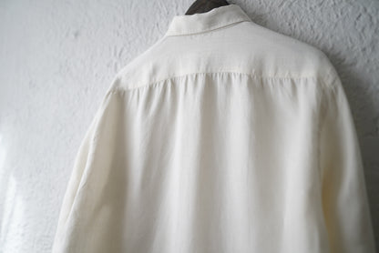 23SS プレーンリネンシャツ / Aquellos Ojos Verdes(アケヨス オホス ヴェルデス) BISHU