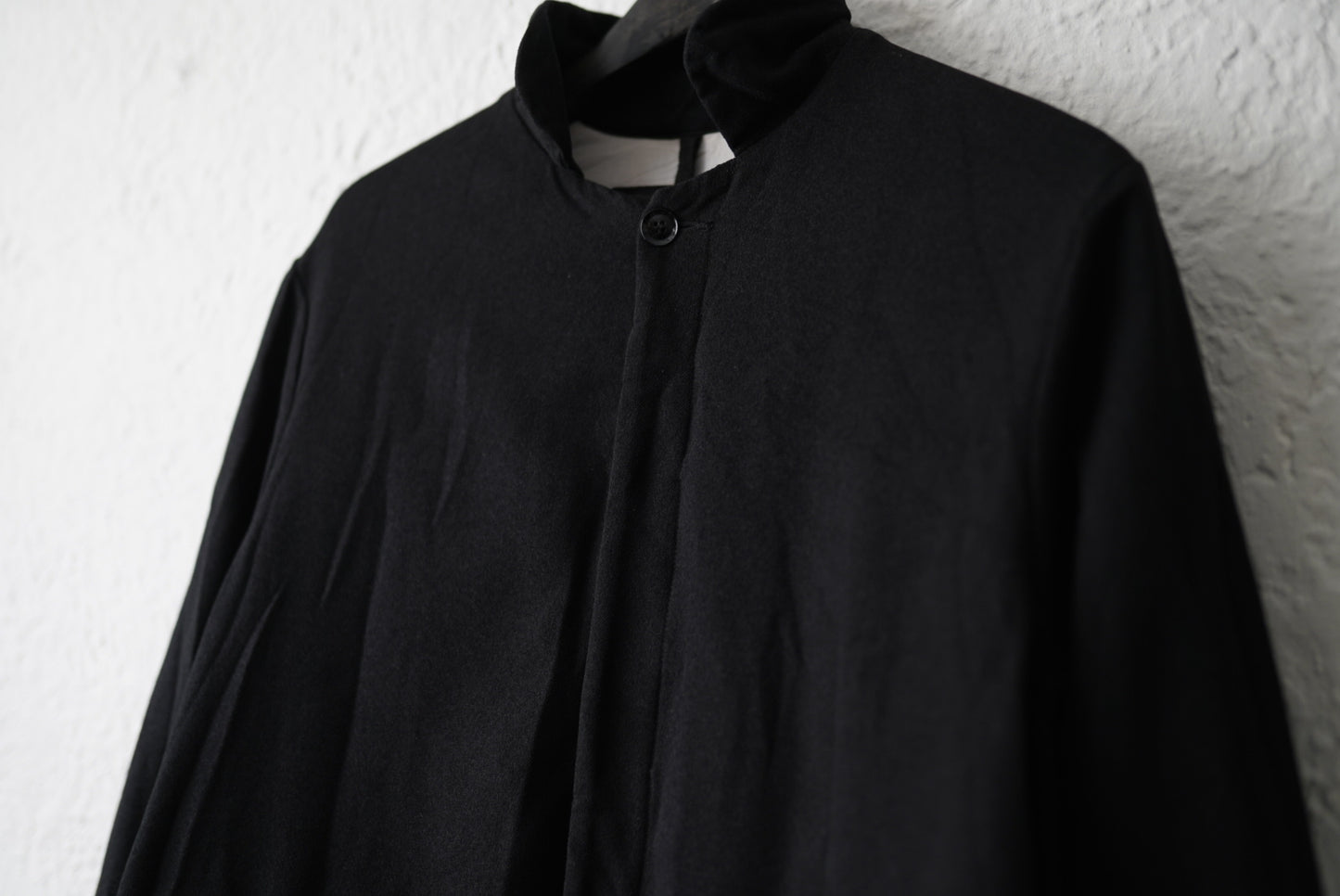 QUASIMODO JACKET ポリ縮絨ステンカラーコート / garment reproduction of workers(ガーメントリプロダクションオブワーカーズ)