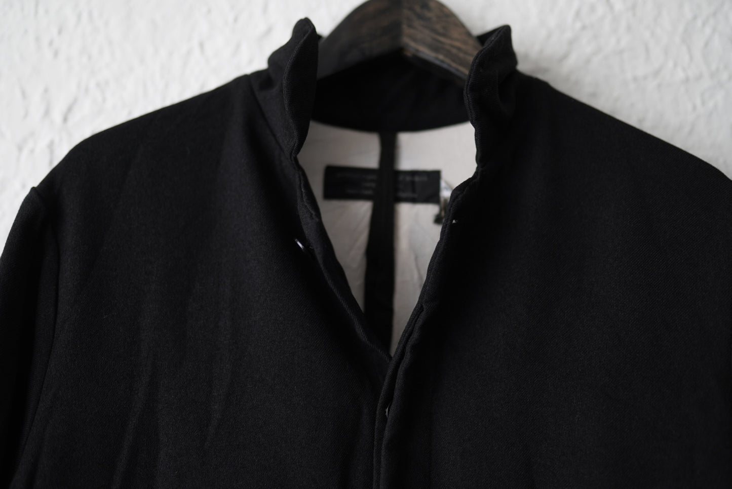 QUASIMODO JACKET ポリ縮絨ステンカラーコート / garment reproduction of workers(ガーメントリプロダクションオブワーカーズ)