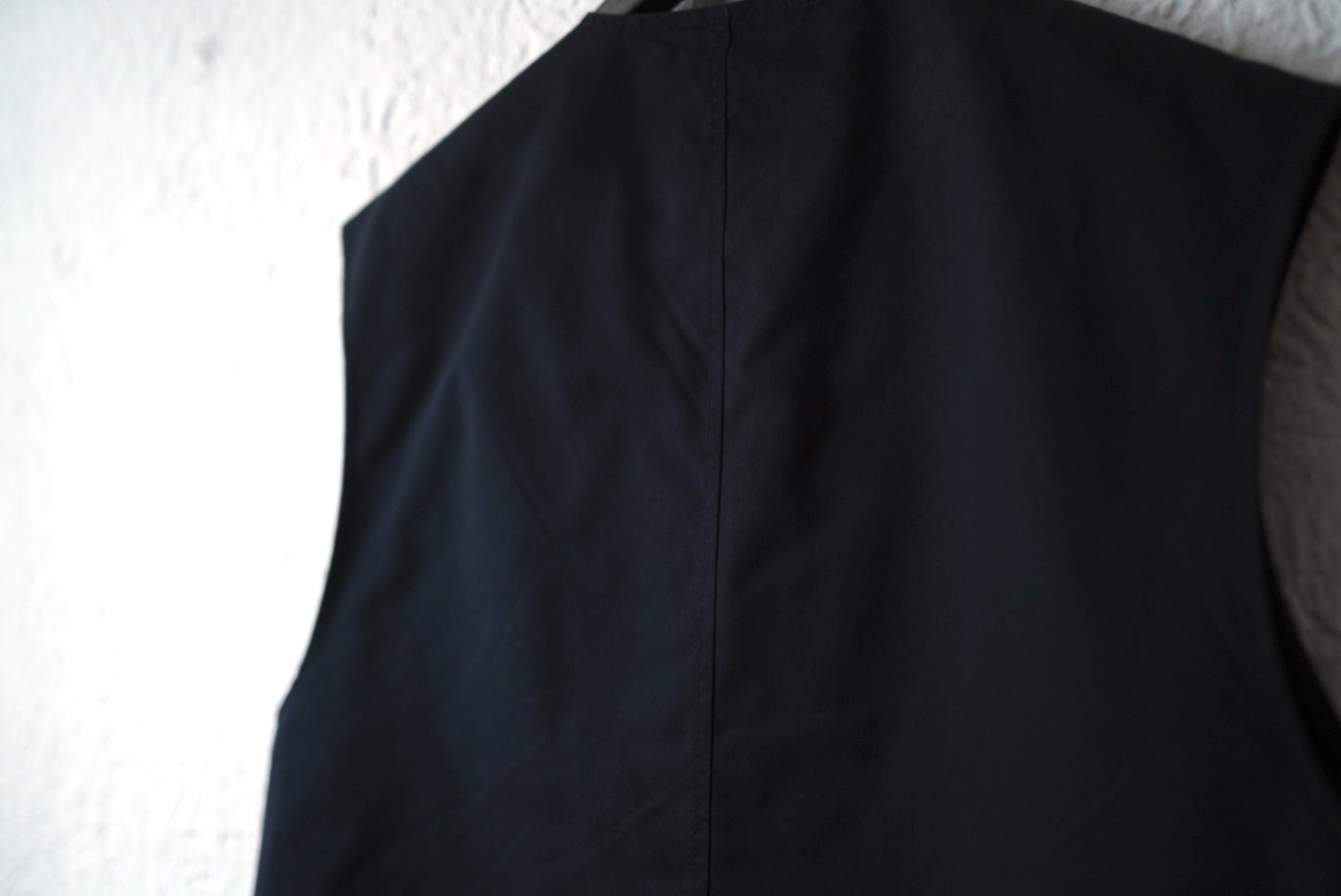 25SS VEST20 コットンシルクポプリンジップアップベスト ジレ / JIL SANDER(ジルサンダー)