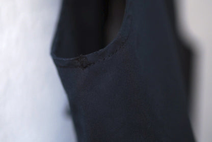 25SS VEST20 コットンシルクポプリンジップアップベスト ジレ / JIL SANDER(ジルサンダー)